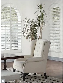 white-chair-plantation-shutters