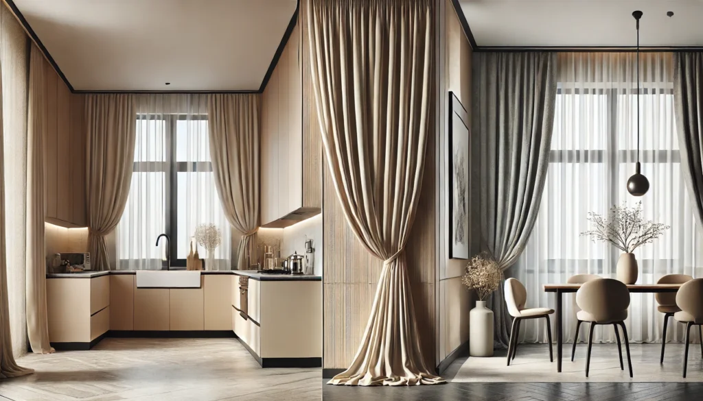 kitchen curtains and drapes